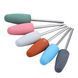Silicone nail filer for filing and polishing nails, white, 10*24 mm 4 of 5