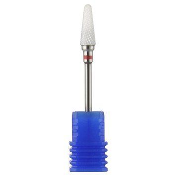 Ceramic cutter, rounded cone with red notch, 6 mm