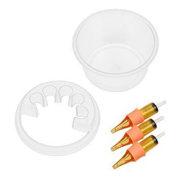 Disposable cup for washing cartridges