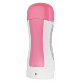 Cartridge wax melter for depilation for 1 cassette, white-pink