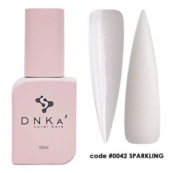 DNKa' Camouflage Base Cover Rubber Base French, #0042 Sparkling, 12 ml w sklepie internetowym Beauty Hunter
