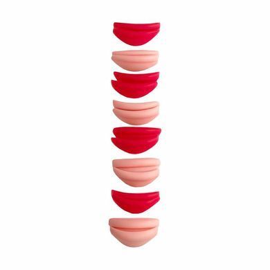 Силіконові валики Elan для ламінування Blush Curl з вигинами D і C, 8 пар в інтернет магазині Beauty Hunter