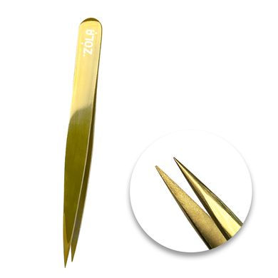 Zola Пінцет для брів точковий, золотий в інтернет магазині Beauty Hunter