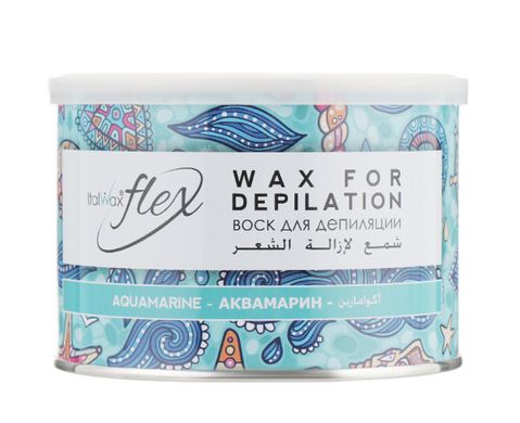 Italwax Wosk ciepły w słoiczku FLEX Aquamarine, 400 g w sklepie internetowym Beauty Hunter