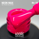 Гель-лак Adore Professional неоновий Neon Max Nn-10 Punch гарячий рожевий 8 мл 3 з 4