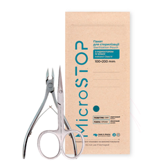 Worki MicroSTOP ECO Kraft 100*200 mm, klasa 4, brązowe, 100 szt. w sklepie internetowym Beauty Hunter