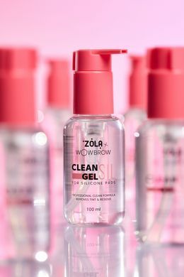 ZOLA x WowBrow Засіб для очищення валиків CLEAN SIL GEL 100 мл в інтернет магазині Beauty Hunter