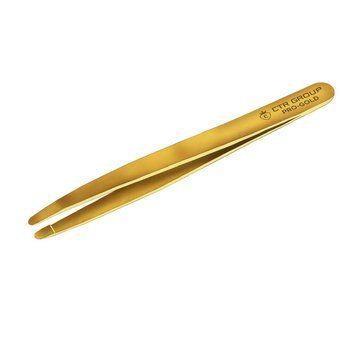 CTR Pro-Gold Zaokrąglona pęseta do brwi w sklepie internetowym Beauty Hunter