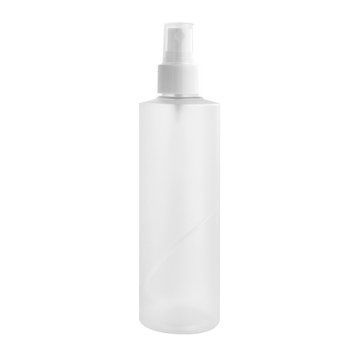 Butelka plastikowa matowa z plastikowym sprayem biała, 250 ml w sklepie internetowym Beauty Hunter