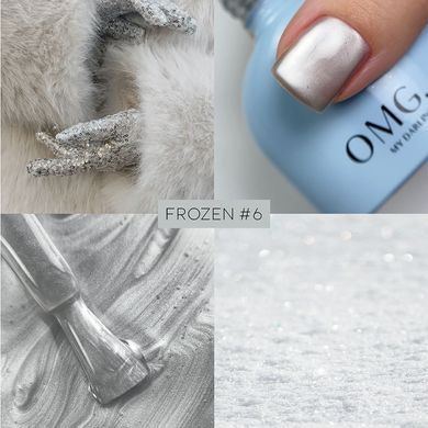 Gel polish OMG My Darling Frozen Cat Eye #6, 10 ml