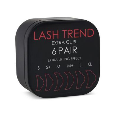 Набір валиків Lash Trend Extra глянсових S, S+, M, M+, L, XL 6 пар в інтернет магазині Beauty Hunter