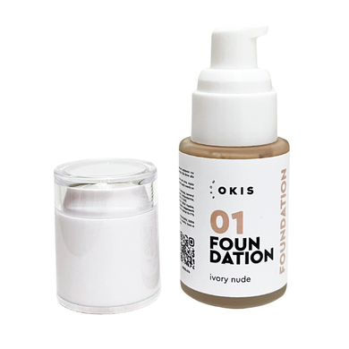 Okis Foundation 01 Ivory Nude, 30 ml