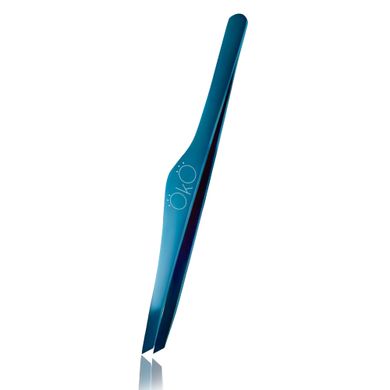 OKO Пинцет скошенный Blue Magic Premium в интернет магазине Beauty Hunter