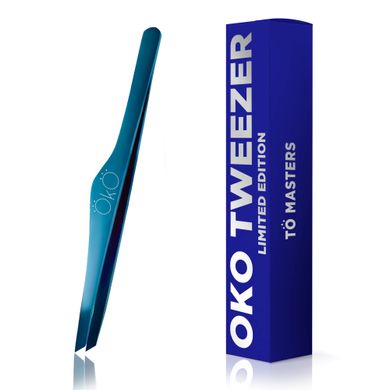 OKO Пінцет скошений Blue Magic Premium в інтернет магазині Beauty Hunter