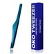 OKO Eyebrow Tweezers Beveled Blue Magic Premium 3 of 3