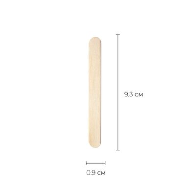 Шпателі дерев'яні маленькі 93*9 мм, 100 шт в інтернет магазині Beauty Hunter