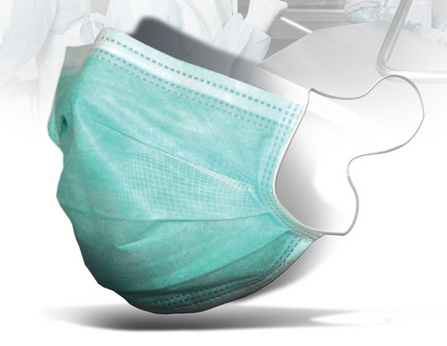 Процедурні маски SAFE+MASK Economy Синій 50 шт в інтернет магазині Beauty Hunter