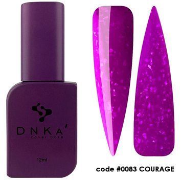 Base DNKa' camouflage with gold leaf Cover Base Rubber French №0083 Courage 12 ml