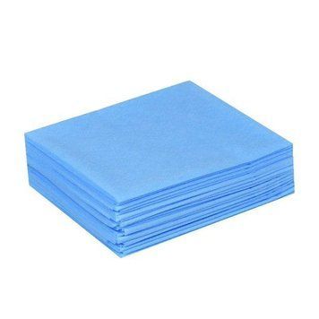Doily blue disposable sheets made of spunbond, 0.6 x 2 m, 20 pcs.