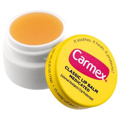 Лечебный бальзам для губ Carmex Classic Lip Balm Medicated баночка 7,5 г в интернет магазине Beauty Hunter
