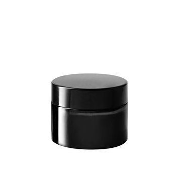 Słoik szklany błyszczący z czarną pokrywką, 30 ml w sklepie internetowym Beauty Hunter