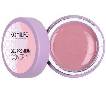 Гель для наращивания ногтей Komilfo Gel Premium HEMA/TPO free, Cover 4, 50 мл в интернет магазине Beauty Hunter