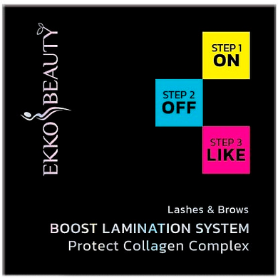 Ekkobeauty Set of compositions for lamination Boost Lamination System, 10*3 ml