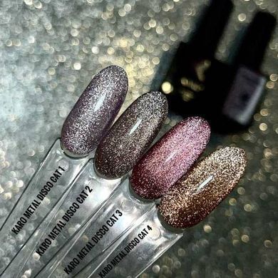 Гель-лак кошка Karo Metal Disco 2 10 мл в интернет магазине Beauty Hunter