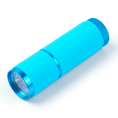 Ultraviolet flashlight, blue