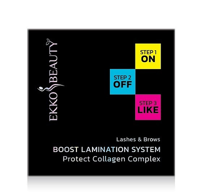 Ekkobeauty Набір засобів для ламінування брів та вій Boost Lamination System в інтернет магазині Beauty Hunter
