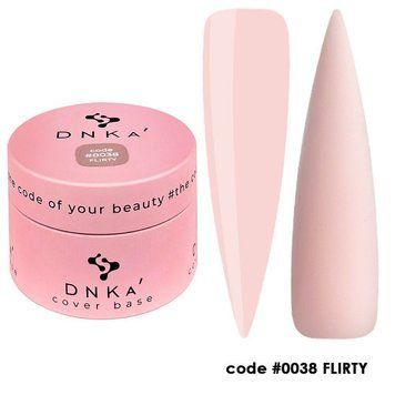 База DNKa' камуфлирующая в банке Cover Rubber Base French №0038 Flirty 30 мл в интернет магазине Beauty Hunter