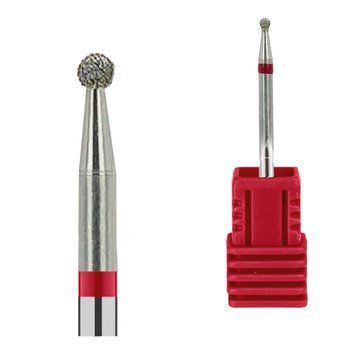 Obcinacz do paznokci Kraken w kształcie diamentowej kulki z czerwonym nacięciem 1,8*1,7 mm w sklepie internetowym Beauty Hunter