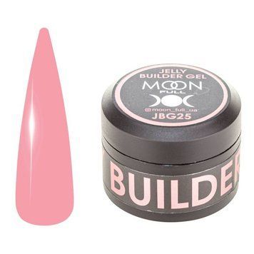 Moon Full Jelly Gel do przedłużania włos&oacute;w Jelly Builder Gel №25 delikatny r&oacute;ż przezroczysty 30 ml w sklepie internetowym Beauty Hunter