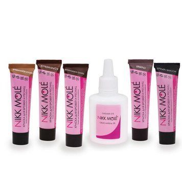 Набор красителей Nikk Mole 5 оттенков в тубах + оксидант 30мл в интернет магазине Beauty Hunter