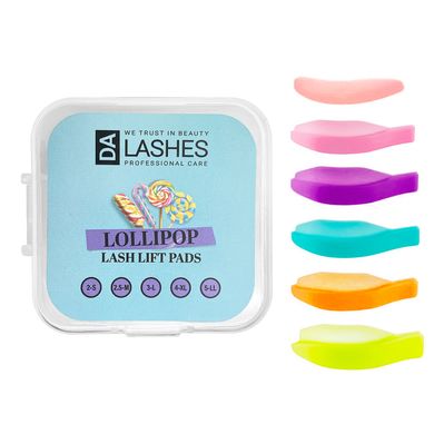 Dalashes Pads for Lash Lifting Lollipop, 6 pairs