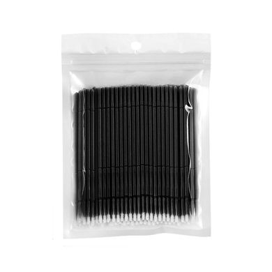 Microbrushes in a package Black, size L 100 pcs