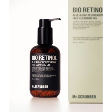 Омолоджуючий гель для вмивання Mr.SCRUBBER Bio Retinol з екстрактом синіх водоростей 200 мл в інтернет магазині Beauty Hunter