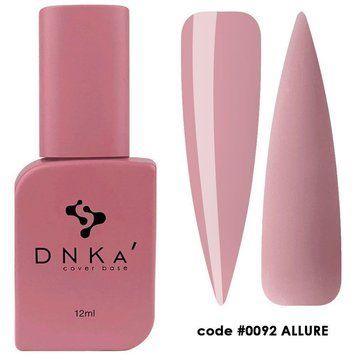 База DNKa' камуфлирующая Cover Rubber Base French №0092 Allure 12 мл в интернет магазине Beauty Hunter