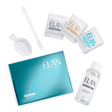 Elan Eyebrow tint set, 02 Dark Brown