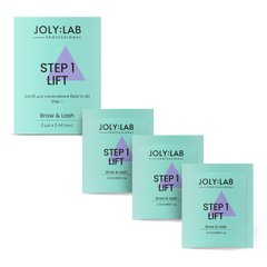 JolyLab Set of Composition for lamination of eyebrows and eyelashes Step No. 1, 2*3 ml