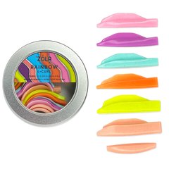 Zola Lash Lifting Shields Rainbow L-Curl, 7 pairs