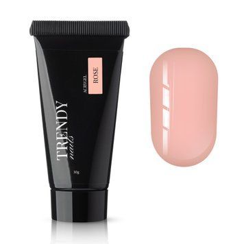 Акригель Trendy Nails для нарощування нігтів Rose Hema Tpo Free 30 г в інтернет магазині Beauty Hunter
