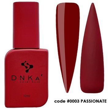 База DNKa' камуфлирующая Cover Rubber Base French №0003 Passionate 12 мл в интернет магазине Beauty Hunter