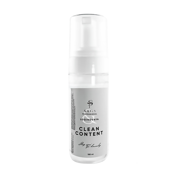 Пенка SAGA professional для маникюра Clean Content 150 мл в интернет магазине Beauty Hunter