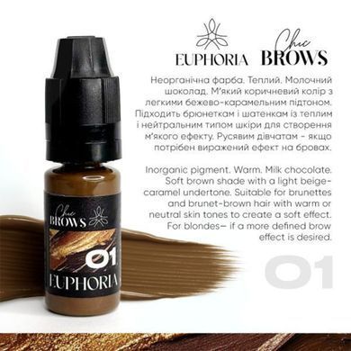 Sweet Brows pigment for eyebrows Euphoria Euphoria Chic Brows 01 5 ml