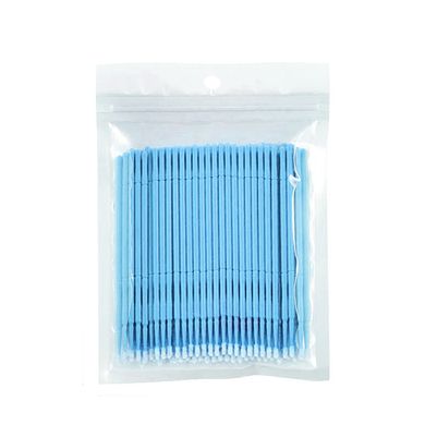 Microbrushes in a package Blue, size L 100 pcs