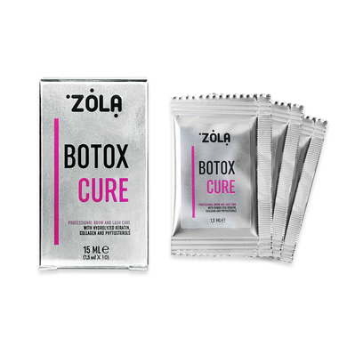 Zola Ботокс для брів та вій Botox Cure, саше 1,5 мл х 10 шт в інтернет магазині Beauty Hunter