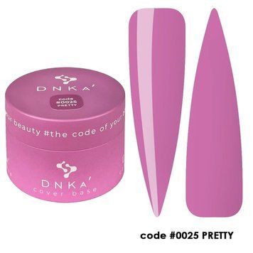 База DNKa' камуфлирующая в банке Cover Rubber Base French №0025 Pretty 30 мл в интернет магазине Beauty Hunter