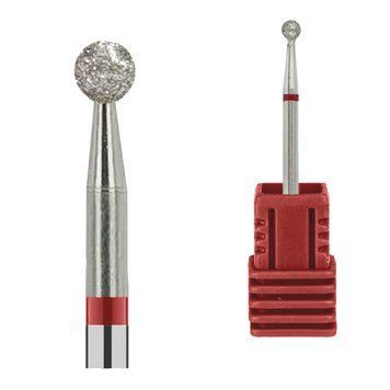 Obcinarka do paznokci Kraken w kształcie diamentowej kulki z czerwonym nacięciem 3,1*2,8 mm w sklepie internetowym Beauty Hunter