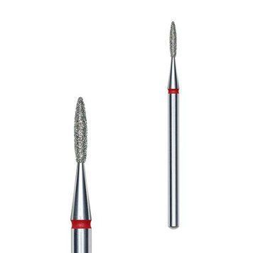 Staleks diamond cutter, red Expert Flame shape, 1.6 x 8 mm